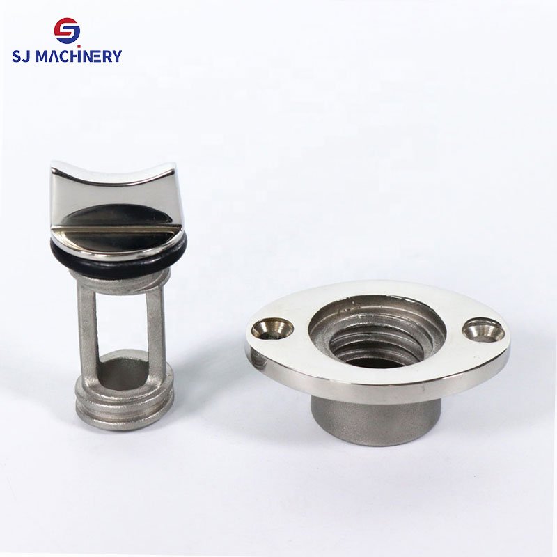 316 Stainless Steel Marine Hardware Boat Kayak Deck Oval Drain Plug - Image 6