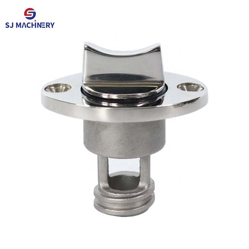 316 Stainless Steel Marine Hardware Boat Kayak Deck Oval Drain Plug - Image 3