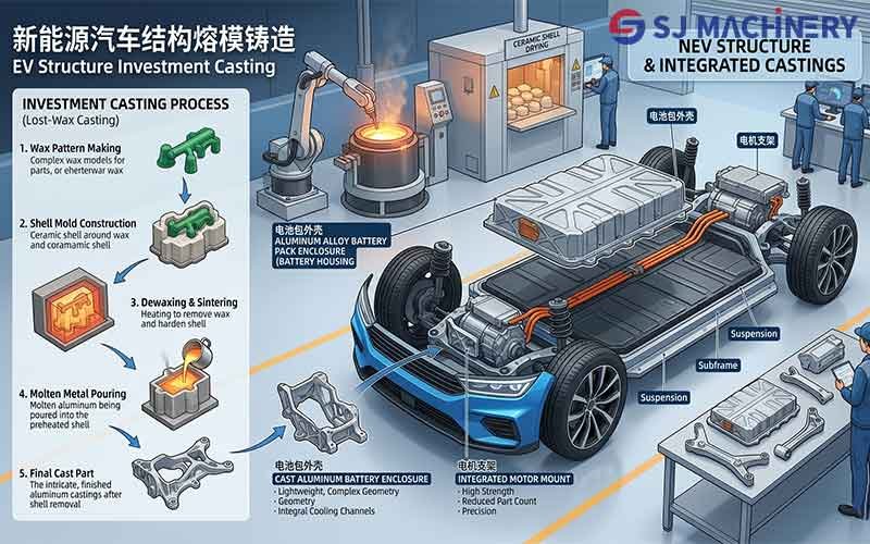 Investment Casting for EV-New Energy Vehicles-1