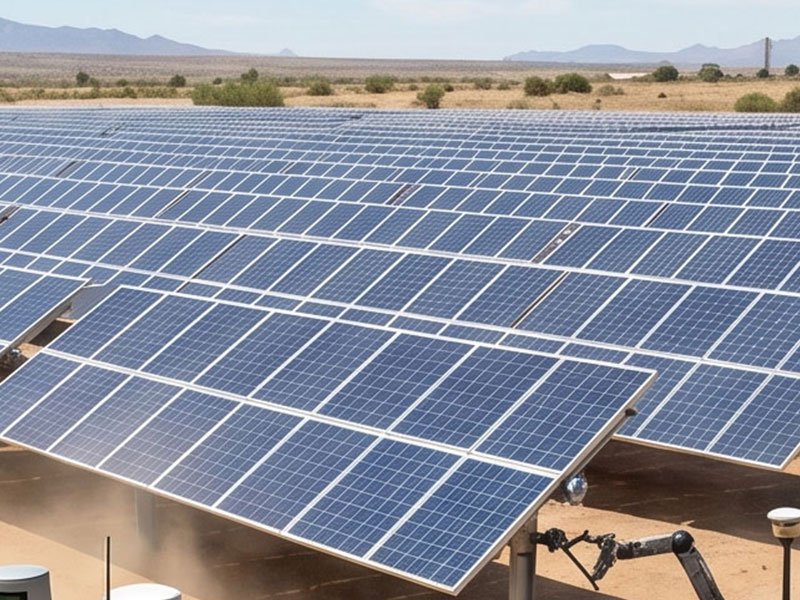 Steering-systems-in-solar-power-fields-application