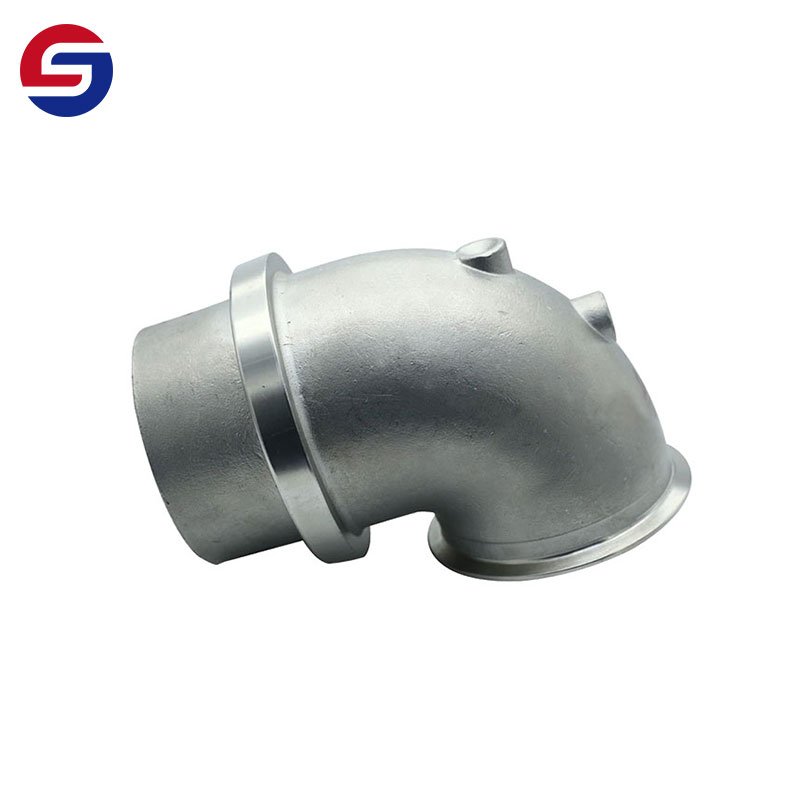 Customized-Stainless-Steel-90-Degree-Tight-Radius-Elbow-Adapter-with-Flange-for-Auto-Turbo-&-Exhaust-Systems-1