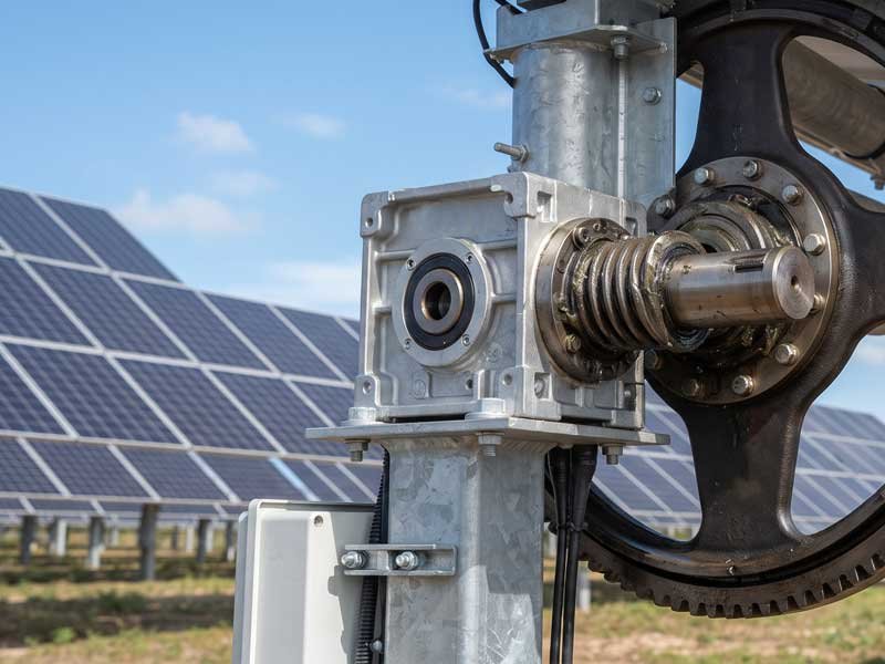 Custom Worm Gear Output Shafts for Solar Trackers: OEM Casting & CNC Machining